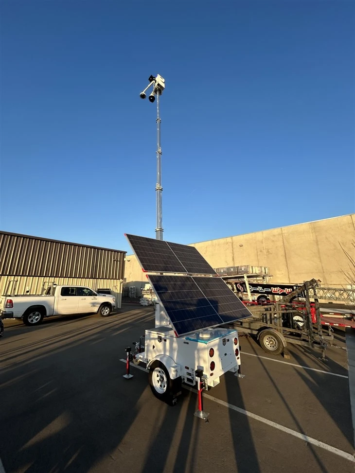Mobile CCTV Surveillance Trailers