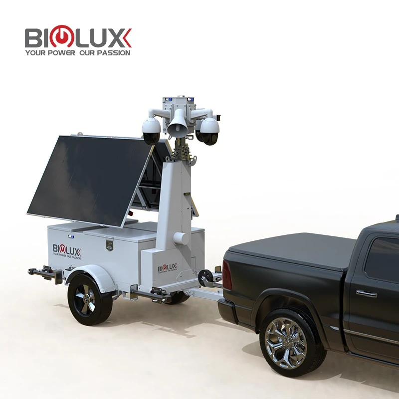 All-Weather Mobile Solar Surveillance Trailer