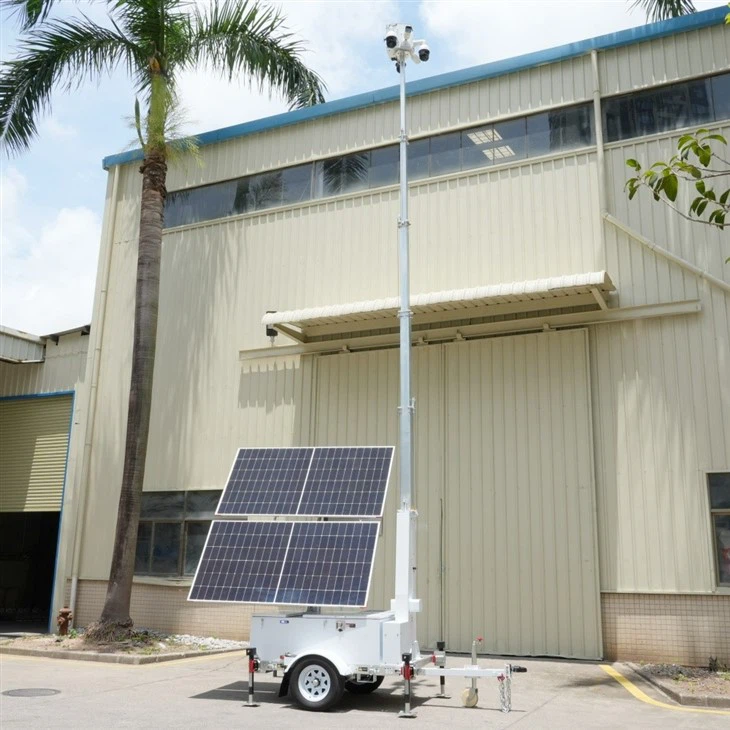 HiSOLO Solar Surveillance Trailer For Security best